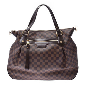 Louis Vuitton Damier Evora Brown Canvas Bag